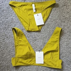 A.L.C. Mustard Bikini Set